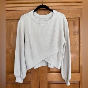 Lululemon Reversible Crossover Sweater White Opal